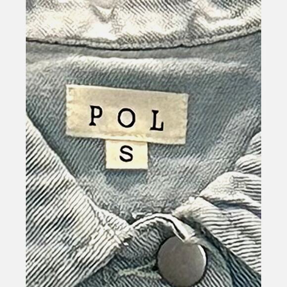 POL – Patchwork Denim Plaid Jacket – Size S - Picture 2 of 4